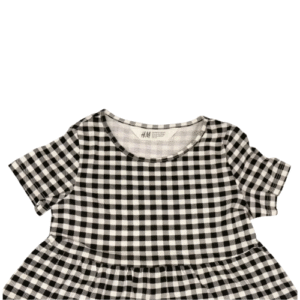 H&M Checked Cotton Dress