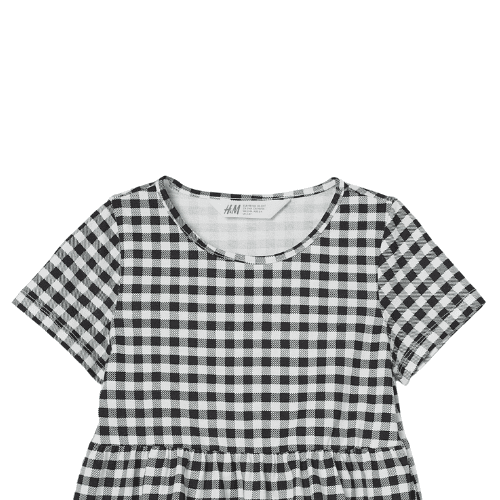 H&M Checked Cotton Dress - Image 2