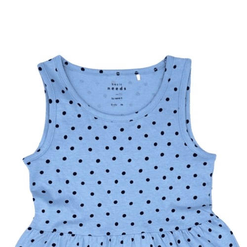 NAME IT Dotted Cotton Dress - Image 2