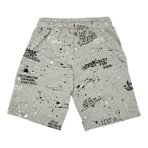 LE PRINTEMPS Grey Terry Shorts - Image 2