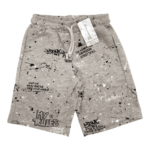 LE PRINTEMPS Grey Terry Shorts