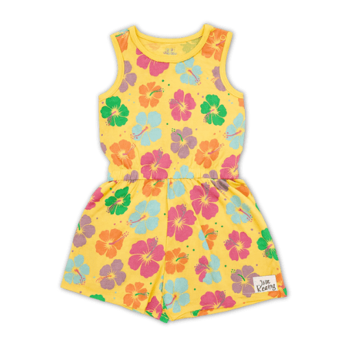GARANIMALS Floral Romper